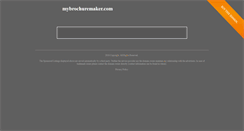 Desktop Screenshot of mybrochuremaker.com
